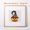 Folk Art Pumpkin Witch Hat Detail Halloween Counted Cross Stitch Pattern